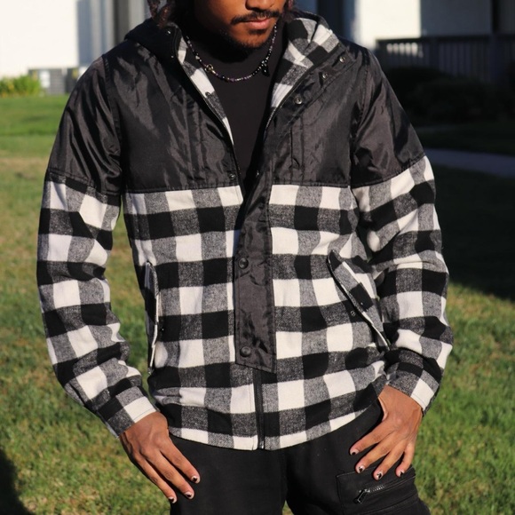 “Civil Society” Windbreaker Flannel - Picture 1 of 3